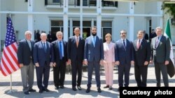 Syrian President Ahmad al-Sharaa met a US congressional delegation  on the sidelines of the NATO summit in Ankara