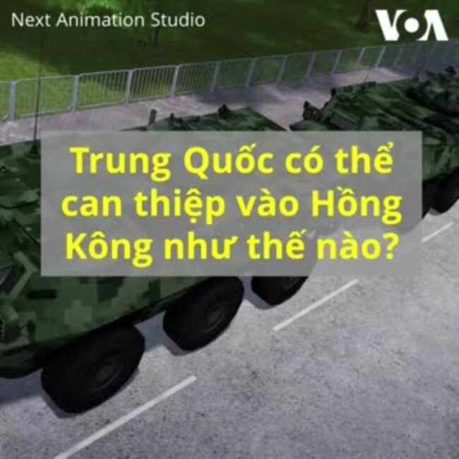 Trung Quốc có thể can thiệp biểu tình ở Hồng Kông như thế nào?