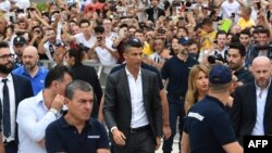 Cristiano Ronado arrive à Turin, Italie le 16 juillet 2018