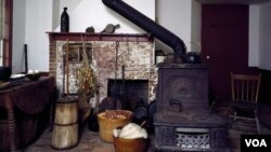 Grace Jordan’s kitchen has been spiffed up a bit from the Depression days when it was heavily used by her family and its ranch hands. (Carol M. Highsmith)