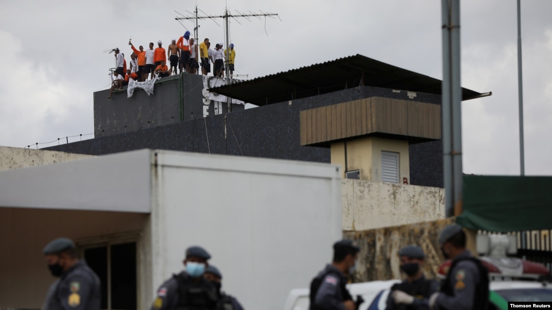 Inmates strangled to death in Brazil prison gang clashes