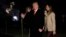 Дональд Трамп, Мелани Трамп и их сын Бэррон возвращается в Белый дом. Вашингтон, 1 января 2018