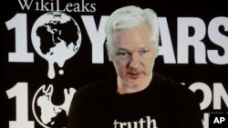 Sáng lập viên trang Wikileaks ông Julian Assange. 