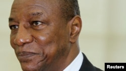 Guinea's President Alpha Conde. (May 2012 file photo) 
