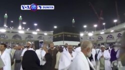 VOA60 DUNIYA: An Fara Gudanar Da Aikin Hajji Na Kwanaki Biyar Mecca