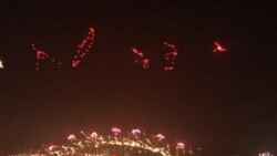 Fireworks Display Lights Up Australia's Sydney Harbor