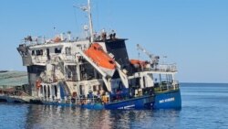 Фото: рятувальна операція в Чорному морі, поблизу території Румунії. Україна звинувачує Росію в нападі на турецьке судно. Фото: Romanian Interior Ministry/ via REUTERS