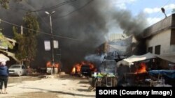Explosion in the city center of Kurdish city of Afrin in NE Syria