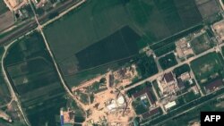 This Agust 6, 2012 satellite image provide by GeoEye on August 22, 2012 shows the Yongbyon Nuclear Scientific Research Center in North Korea. (AFP photo/GeoEye Satellite Image)