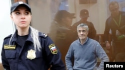 Гражданин США Майкл Калви, задержанный в Москве по подозрению в мошенничестве, на заседании Басманного суда, 15 февраля 2019 года