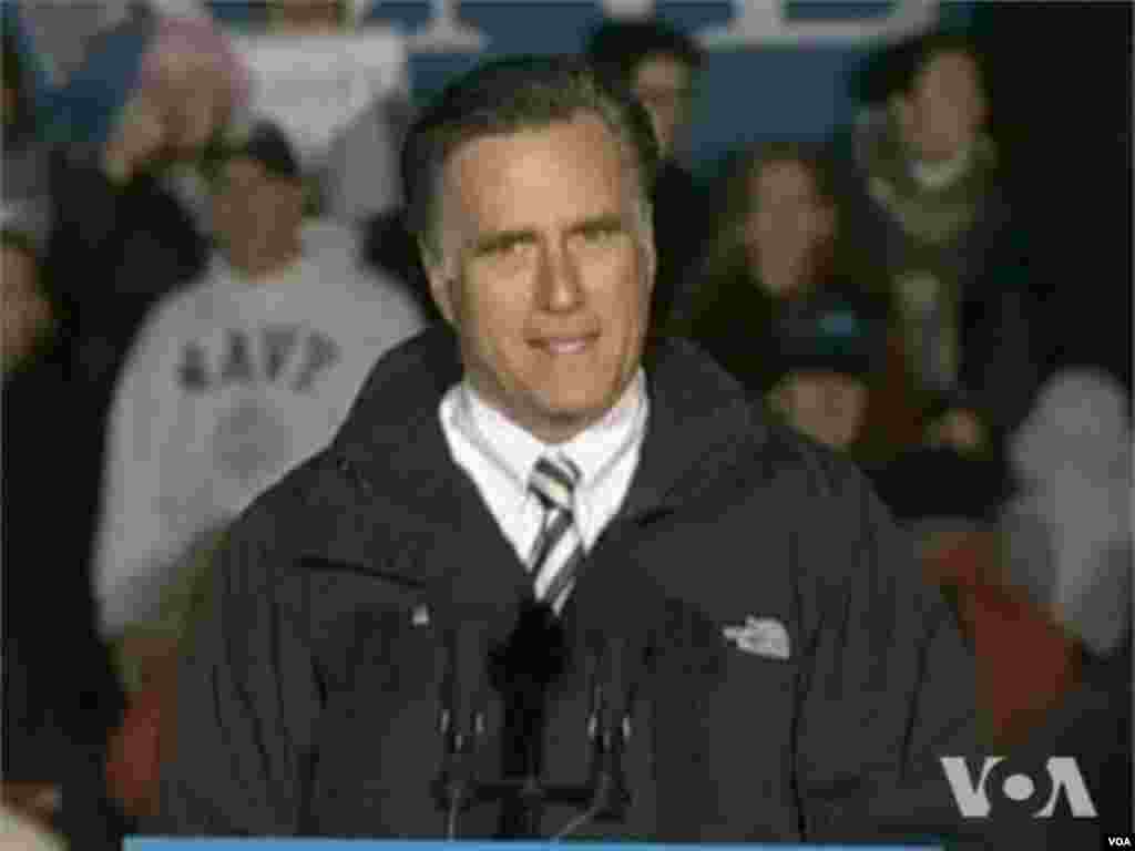 Le candidat Mitt Romney