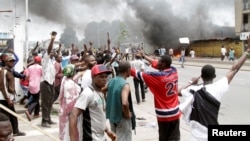 L'opposition congolaise proteste dans les rues de Kinshasa pour pousser vers la sortie Joseph Kabila, à Kinshasa, RDC, le 19 septembre 2016. 