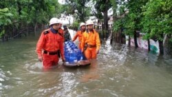 မိုးပြင်းထန်ပြီး မြစ်ရေလျှံဒေသများ ကယ်ဆယ်ရေး အသင့်ပြင်ထား