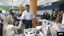 Митт Ромни на встрече с избирателями