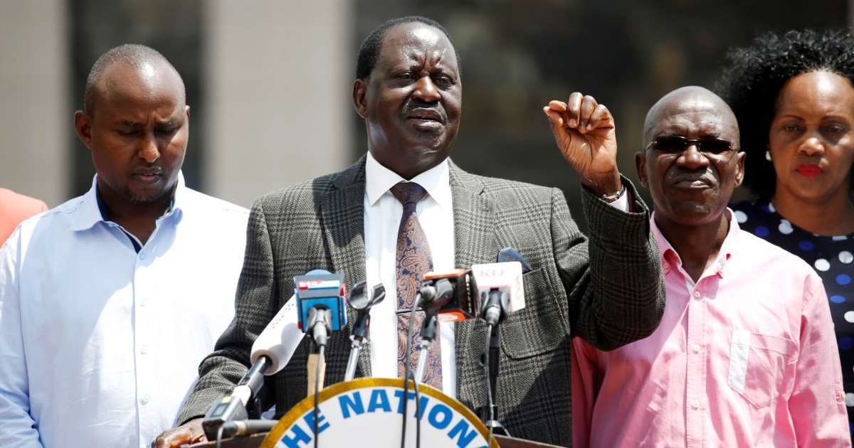 Kenya's Opposition Leader Pulls Out of Rerun Presidential Polls