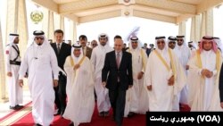 President Ghani in Qatar