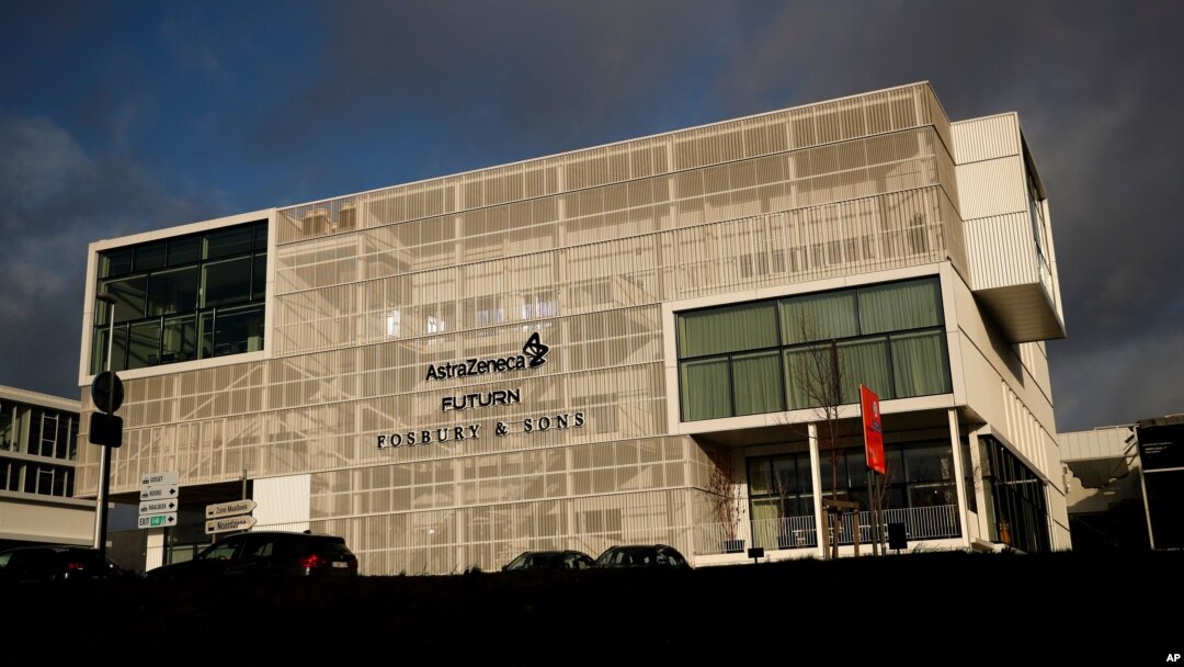 Tòa nhà văn phòng của AstraZeneca tại Brussels.
