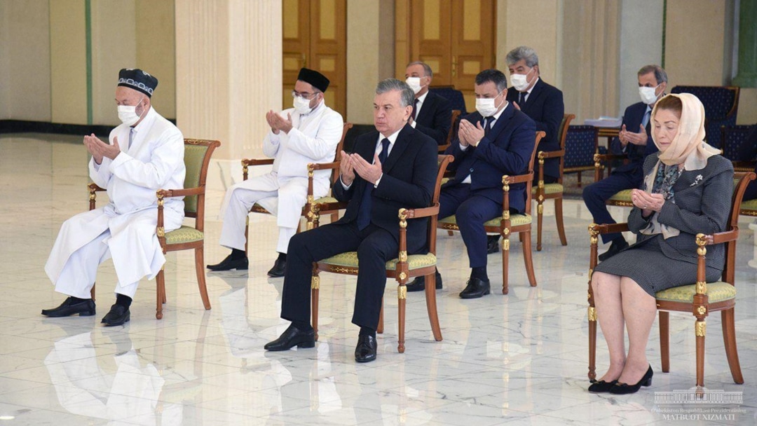 Prezident Mirziyoyev O'zbekistonning oldingi rahbari Islom Karimovni xotirlash kunida, 2-sentabr, 2020 