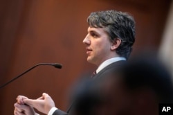 FILE - Attorney Jason Murray argues before the Colorado Supreme Court on December 6, 2023, in Denver, Colorado.