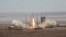 This photo, released by the official website of the Iranian Defense Ministry, July 27, 2017, claims to show the launching of Simorgh satellite-carrying rocket in an undisclosed location in Iran.
