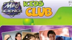 A look at the homepage of Mad Science Kids Club