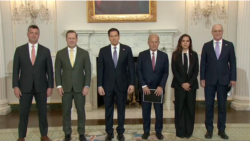 دیدار تاریخی نمایندگان اسرائیل و لبنان در واشنگتن با حضور مارکو روبیو، وزیر امور خارجه آمریکا 