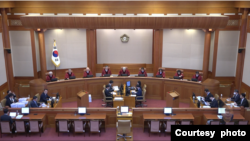 한국 헌법재판소 조지호 경찰청장 탄핵 심판 변론 동영상 = 헌법재판소 제공