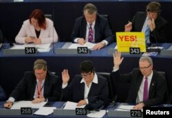 Con 348 votos a favor, 274 en contra y 36 abstenciones, el Europarlamento de Estrasburgo cerró de esta forma dos años y medio de polémico debate.