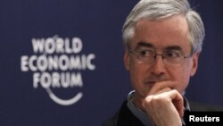 Jim Leape, Director General of WWF International attends a session at the World Economic Forum in Davos, January 28, 2010. 