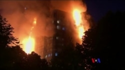 大火燒毀倫敦一高層居民樓(粵語）