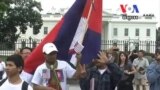 Cambodian Democracy Supporters Rally at White House