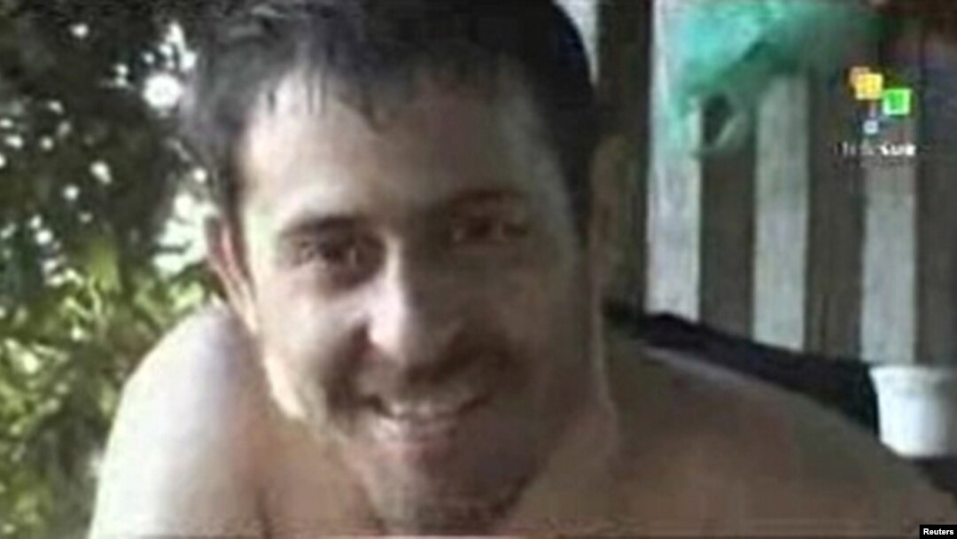French kidnapped reporter Romeo Langlois for France 24 is seen in an undated video frame released in Caracas, May 28, 2012 by news station Telesur.