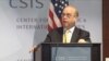 美國助理國務卿拉塞爾星期二在華盛頓智庫戰略與國際研究中心的“南中國海年度會議”上發表主旨演講。(視頻截圖）