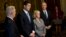 De izquierda a derecha, senador Jeff Sessions, representante Paul Ryan, senadora Patty Murray y representante Chris Van Hollen, miembros de la conferencia de presupuesto.