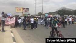 Manifestação contra desemprego em Luanda, 26 setembro 2020