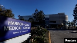 A view shows the Harbor-UCLA Medical Center in Torrance, California, U.S., where golfer Tiger Woods was taken following a car crash, Feb. 23, 2021. 