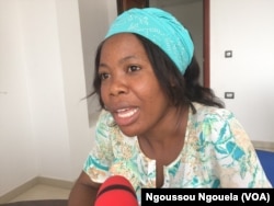 Dominique, jeune financée, souhaite la modération des parents dans la dot, à Brazzaville, le 16 février 2018. (VOA/Ngoussou Ngouela)