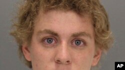 This January 2015 booking photo released by the Santa Clara County Sheriff's Office shows Brock Turner.