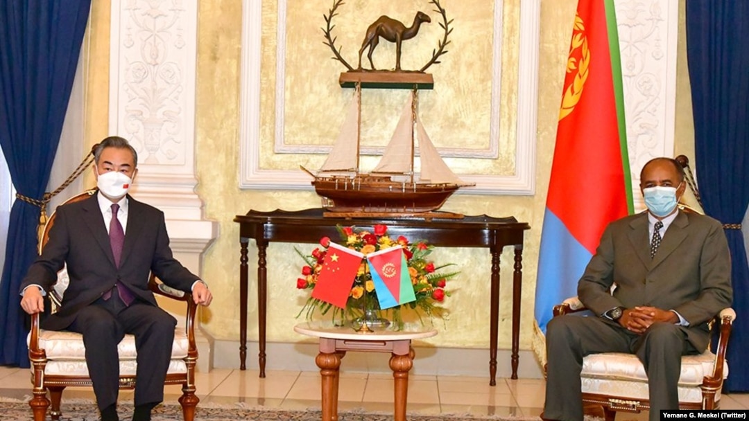 Wang Yi iyo Isaias Afwerki 