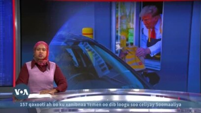 Trump oo ka shaqeeyey McDonald’s 
