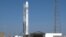 The SpaceX Falcon 9 test rocket being prepared for launch, May 18, 2012.