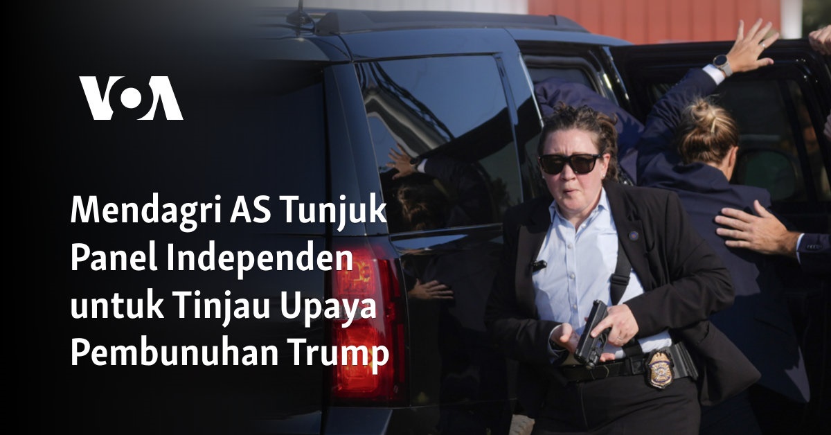 Mendagri AS Tunjuk Panel Independen untuk Tinjau Upaya Pembunuhan Trump