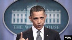 Presiden Obama memperingatkan resiko bila kantor-kantor pemerintah AS harus ditutup akibat persetujuan anggaran yang macet (6/4).