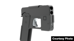 A Minnesota company has designed a gun that folds and looks like a smartphone. (Photo courtesy Ideal Conceal)