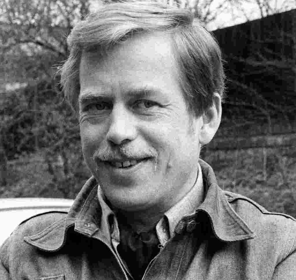 A 1978 file photo of Chechoslovakian dissident author Vaclav Havel. (AP)