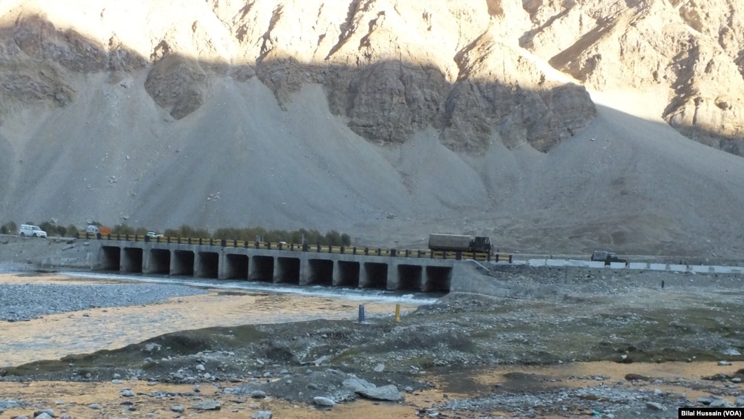 FILE - Army vehicles are seen on the way to Leh in the Himalayan region of Ladakh, India, on Oct. 6, 2021. Five Indian soldiers died in Ladakh on June 29, 2024.