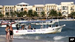 El balneario de Playa del Carmen es uno de los más populares en la llamada Riviera Maya de México.