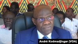 Djimet Arabi, ministre de la Justice, garde des sceaux chargé des droits humains de N'Djamena, Tchad, le 11 janvier 2018. (VOA/André Kodmadjingar)