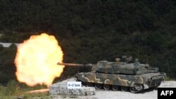 تصویری از یک تانک کی٢ ساخت کره جنوبی (آرشیو)