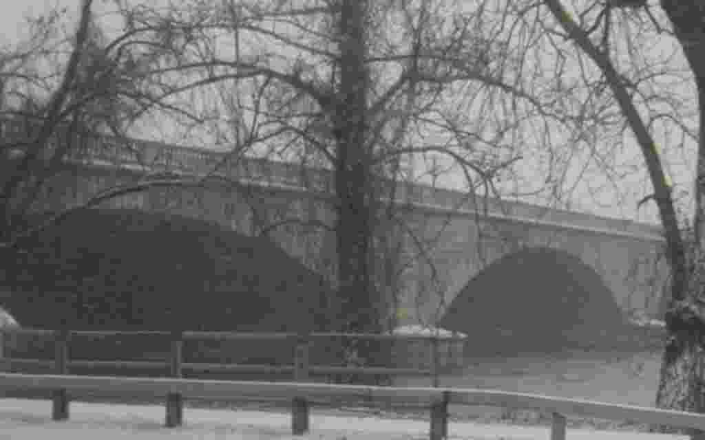 Washington se tiñe de blanco bajo una escasa capa de nieve.